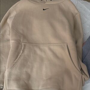 Nike Beige Pullover Hoodie